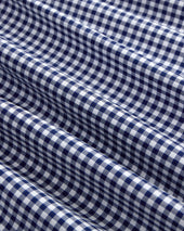 Gingham Spread Collar Dress Shirt Trim Fit