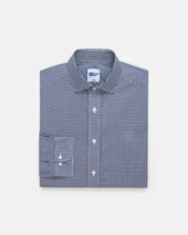 Gingham Spread Collar Dress Shirt Trim Fit