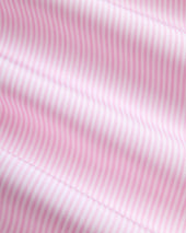 Made In Usa Thomas Mason Pink Bengal Stripe Spread Collar Dress Shirt Classic Fit