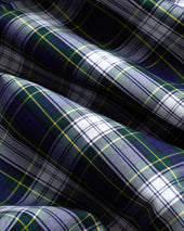 Made In Usa Thomas Mason Dress Gordon Tartan Broadcloth Sport Shirt Classic Fit