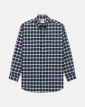 Made In Usa Thomas Mason Dress Gordon Tartan Broadcloth Sport Shirt Classic Fit