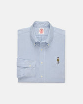 Made In Usa Ivy Guy Striped Oxford Cloth Sport Shirt Classic Fit