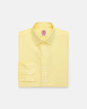 Made In Usa Thomas Mason Bengal Stripe Spread Collar Dress Shirt Classic Fit
