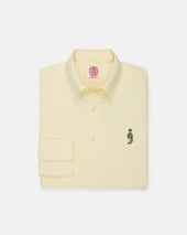 Made In Usa Ivy Guy Yellow University Stripe Oxford Cloth Shirt Classic Fit
