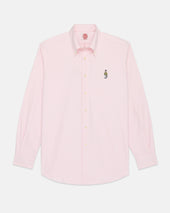 Made In Usa Ivy Guy Pink University Stripe Oxford Cloth Shirt Classic Fit