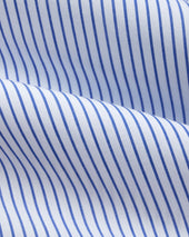 Made In Canada Dark Pencil Stripe Button Down Shirt Classic Fit