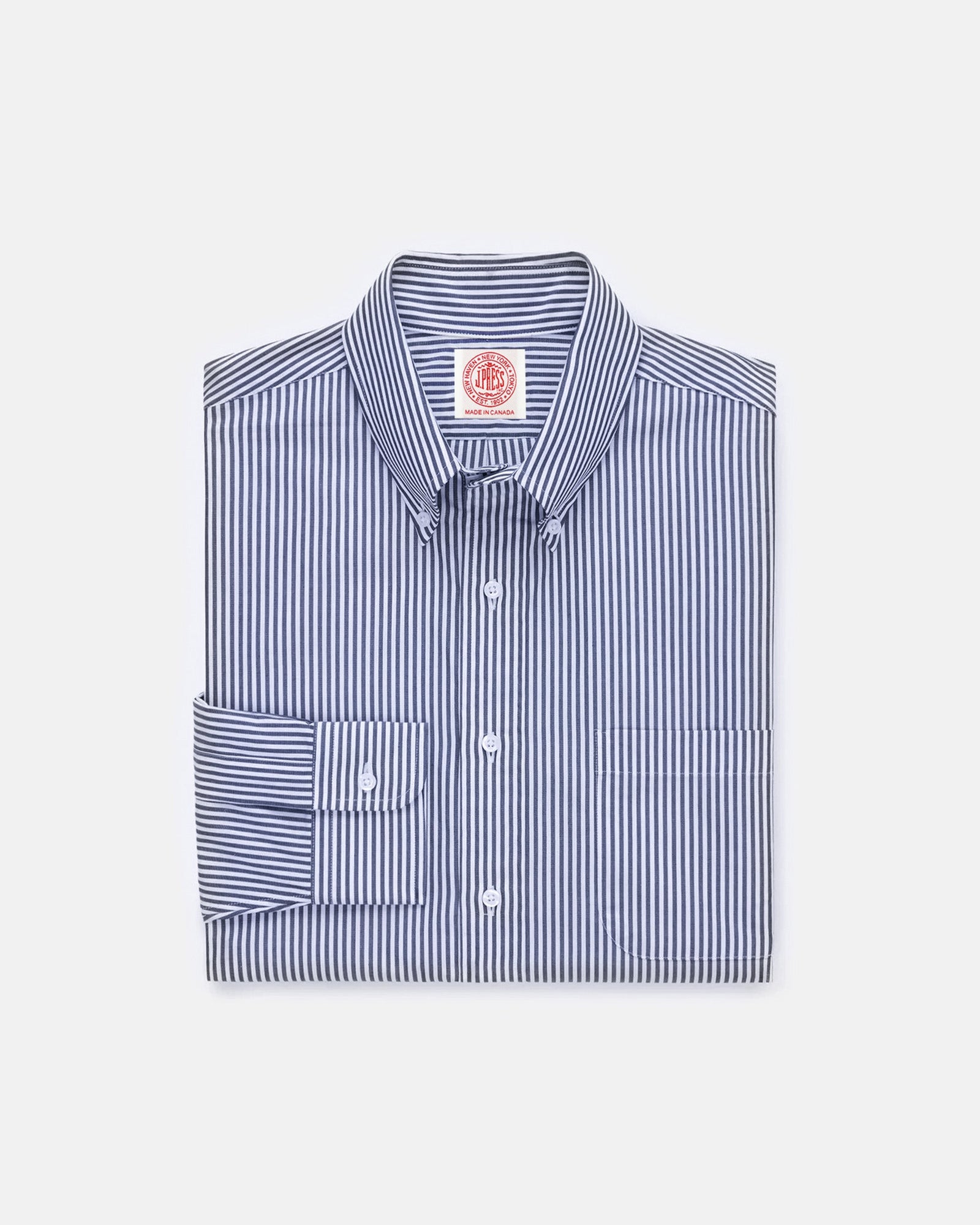 Made In Canada Bengal Stripe Button Down Shirt Classic Fit