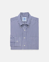 Made In Usa Bold Stripe Sport Shirt Classic Fit