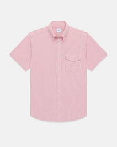 Trim Fit Short Sleeve Seersucker Sport Shirt