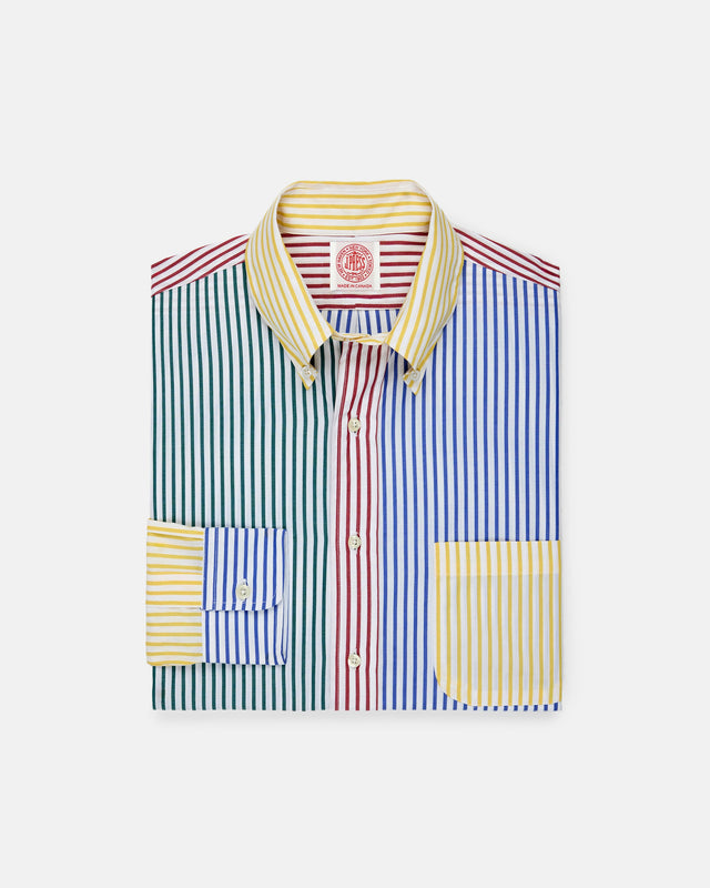 Made In Canada Butcher Stripe Fun Shirt Classic Fit