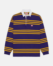 Made In Usa Purple Triple Stripe J Press Seal Cotton Rugby