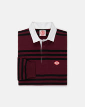 Made In Usa Triple Stripe J Press Seal Cotton Rugby