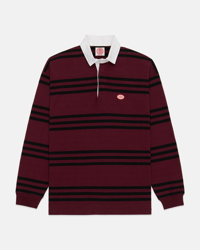 Made In Usa Triple Stripe J Press Seal Cotton Rugby