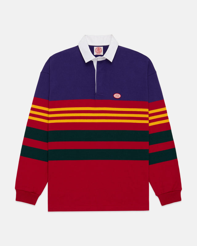 Made In Usa Multi Stripe J Press Seal Cotton Rugby
