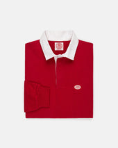 Made In Usa Red J Press Seal Rugby