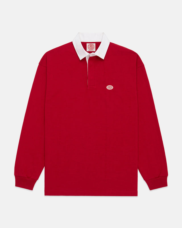 Made In Usa Red J Press Seal Rugby