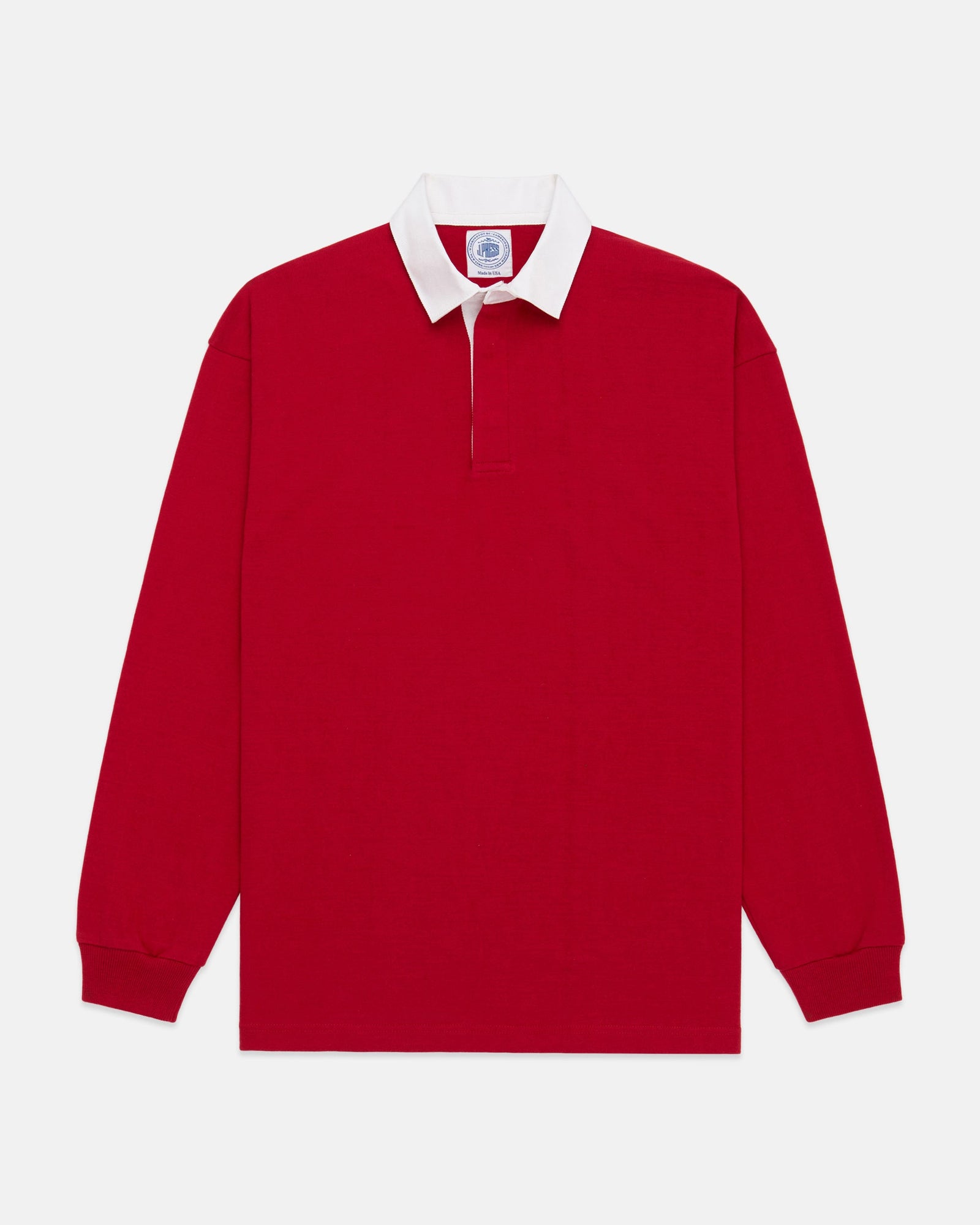 Made In Usa Red Cotton Rugby