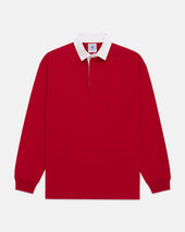 Made In Usa Red Cotton Rugby