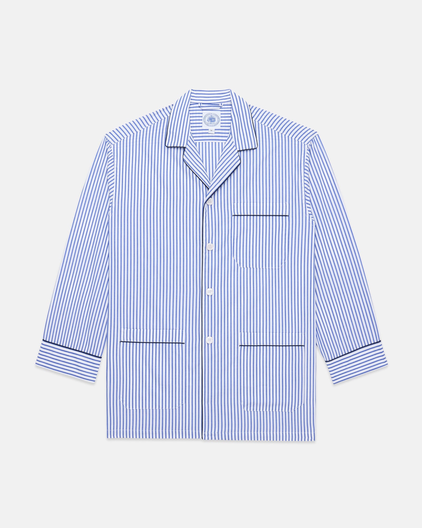 Made In Canada Butcher Stripe Cotton Broadcloth Pajamas