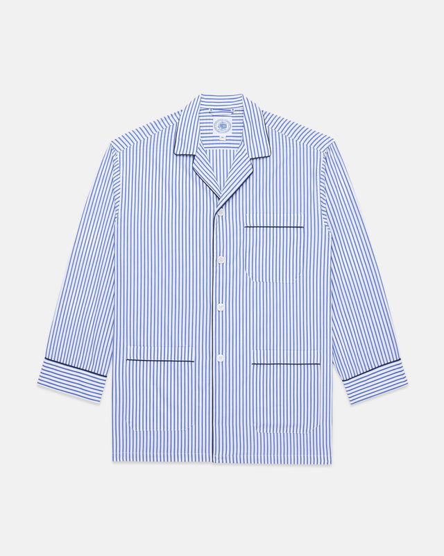 Made In Canada Butcher Stripe Cotton Broadcloth Pajamas