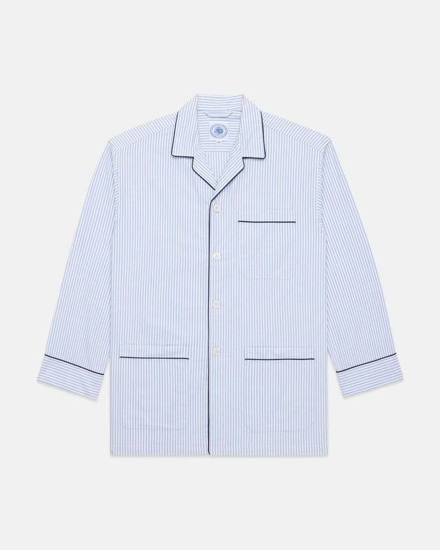 Made In Canada University Stripe Cotton Oxford Cloth Pajamas
