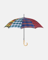 Made In England Tartan Fox Frame Stick Umbrella