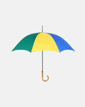 Made In England Panel Fox Frame Stick Umbrella