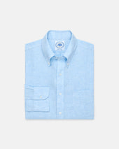 Made In Usa Thomas Mason Light Linen Shirt Classic Fit