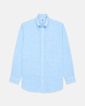 Made In Usa Thomas Mason Light Linen Shirt Classic Fit