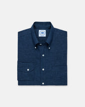 Made In Usa Thomas Mason Linen Shirt Classic Fit