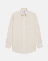Made In Usa Thomas Mason Linen Shirt Classic Fit