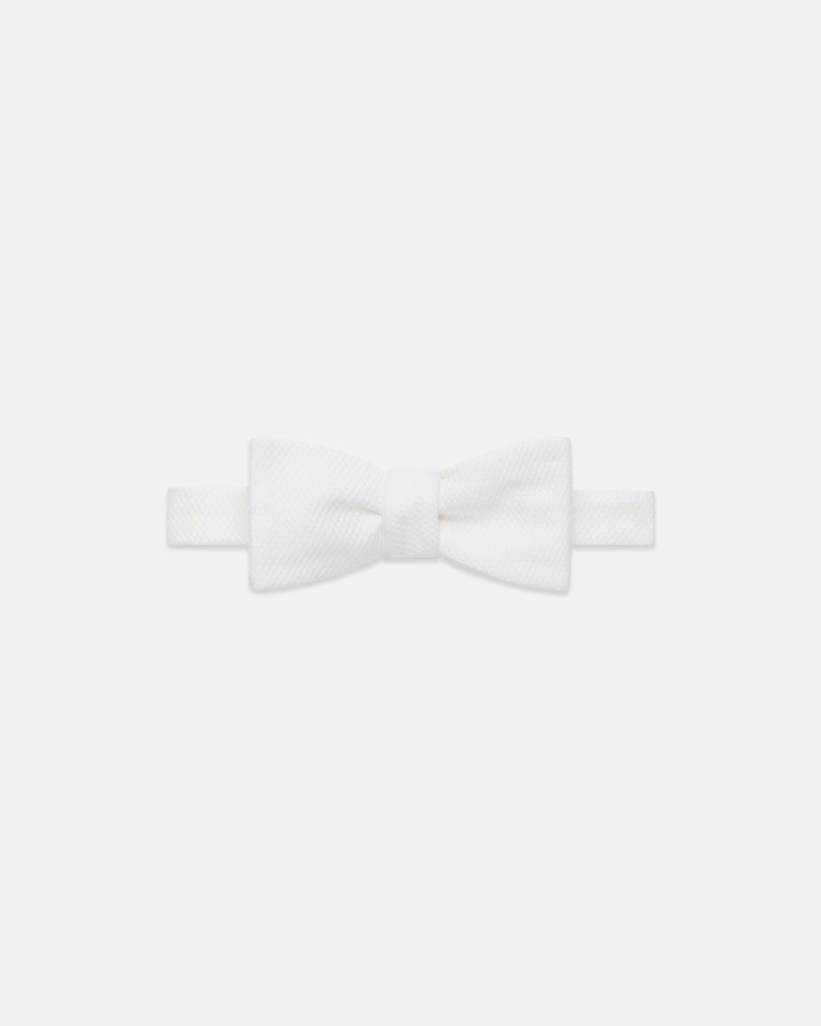 Made In Usa Cotton Pique Self Tie Formal Bow Tie