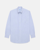 Made In Usa Broadcloth Bengal Stripe Dress Shirt Classic Fit