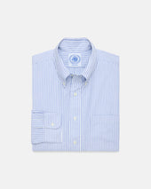 Made In Usa Broadcloth Bengal Stripe Dress Shirt Classic Fit