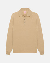 Made In Italy Cashmere Long Sleeve Polo