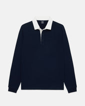 High Twist Cotton Rugby Sweater