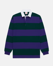Made In Usa Purple Guard Stripe Cotton Rugby