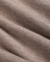 Light Brown High Twist Cotton Polo Trim Fit