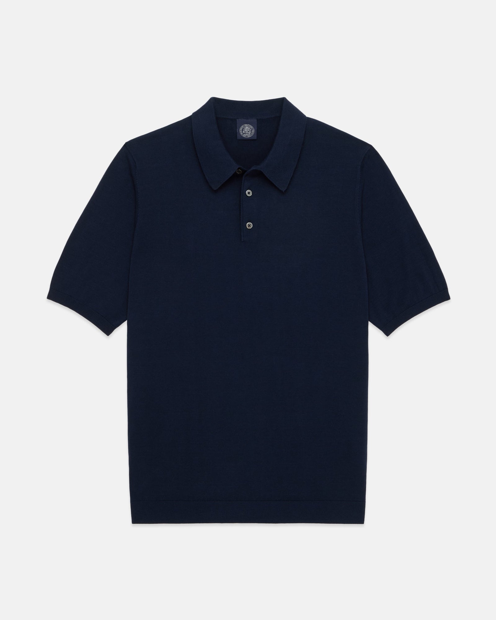 High Twist Cotton Polo Trim Fit