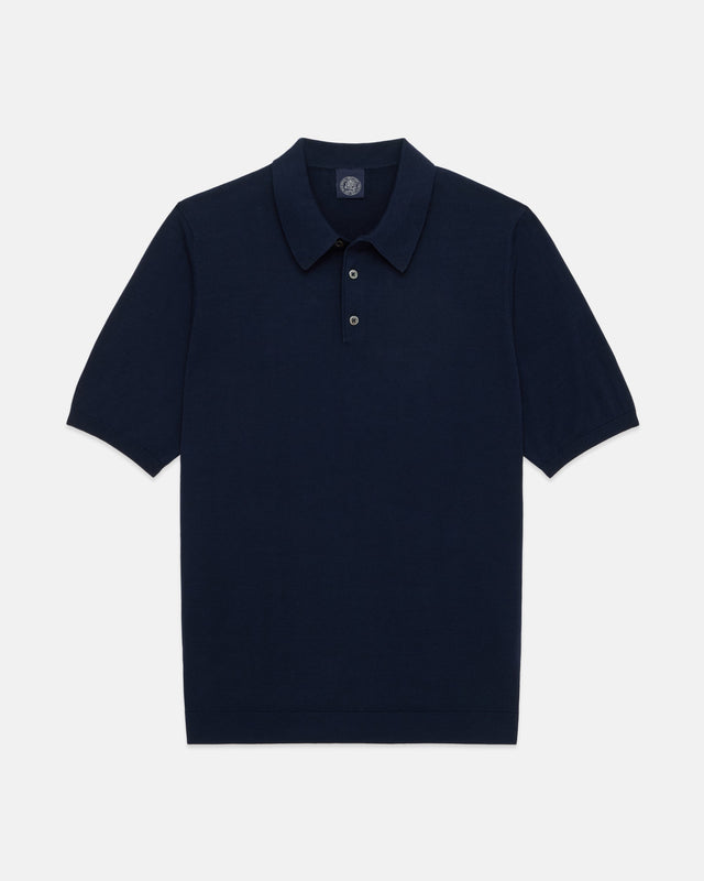 High Twist Cotton Polo Trim Fit