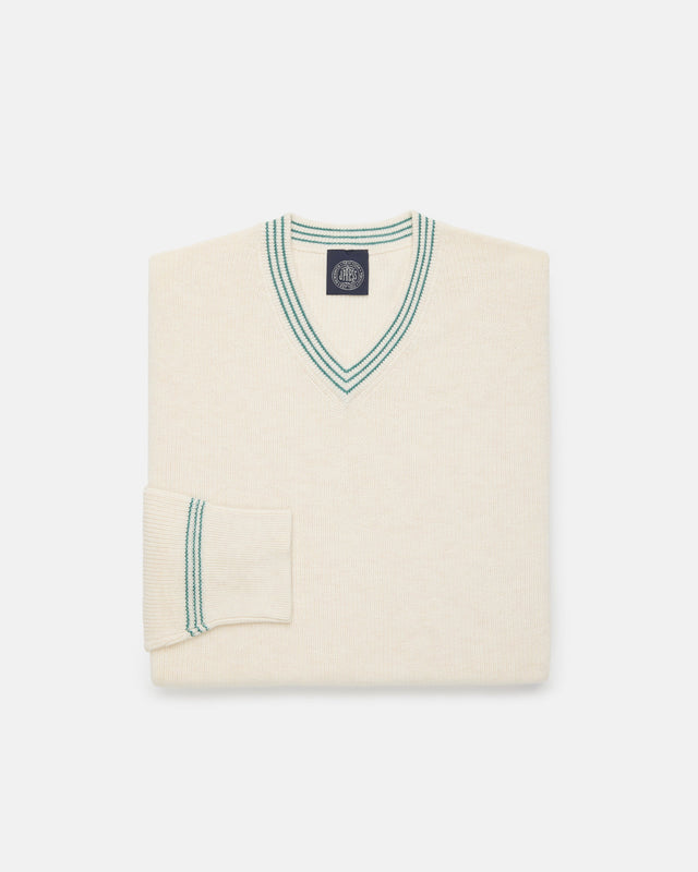 Cotton Cashmere Cricket Sweater