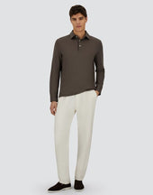 Resort Polo Shirt In Soft Wool Jersey