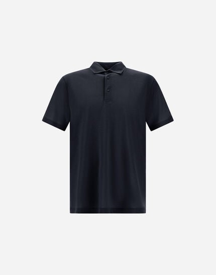 Jersey Crepe Polo Shirt