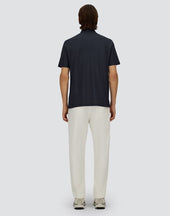 Jersey Crepe Polo Shirt