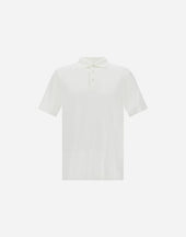 Jersey Knit Effect Polo Shirt