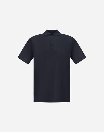 Polo Shirt In Superfine Cotton Stretch