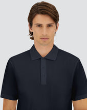 Polo Shirt In Superfine Cotton Stretch