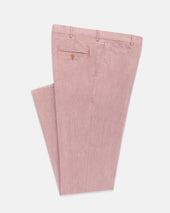 Made In Usa Red Cotton Chambray Trouser