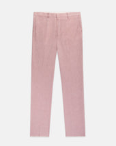Made In Usa Red Cotton Chambray Trouser