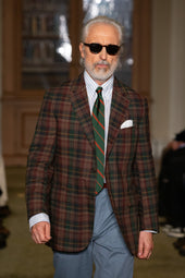 Made In Canada Burgundy Overdyed Authentic Madras Sport Coat